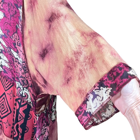 Sterling Styles Women’s Animal Tribal Print Tunic Button Front Top 1X - Picture 11 of 16